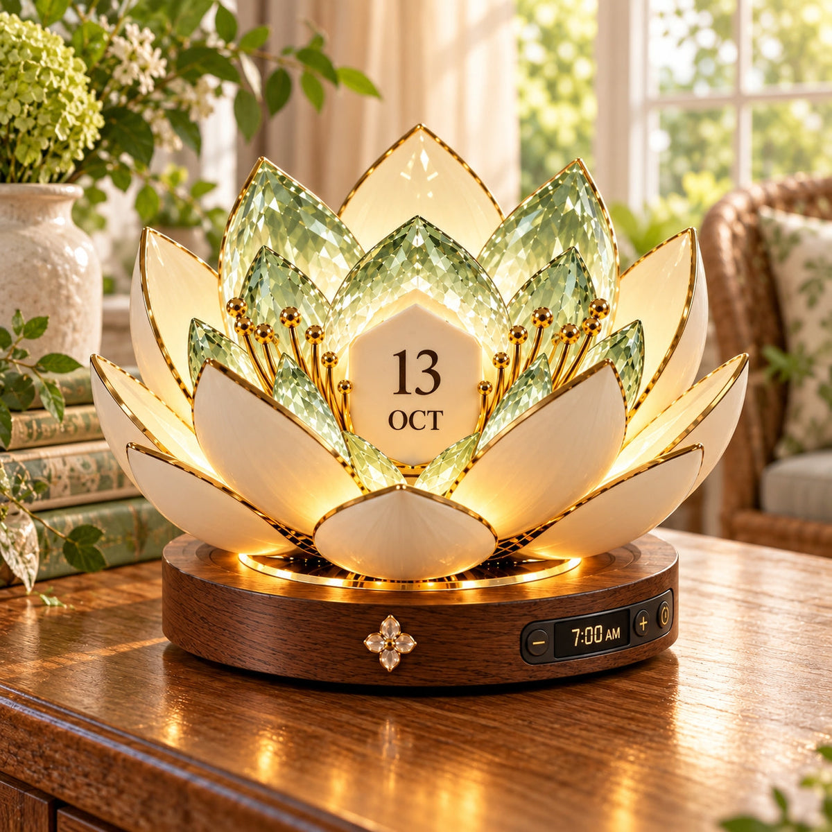 ⭐50% OFF -🌸Automatic Blooming Perpetual Calendar