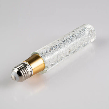 💡Cracked Crystal Tubular LED Filament Edison Light Bulb