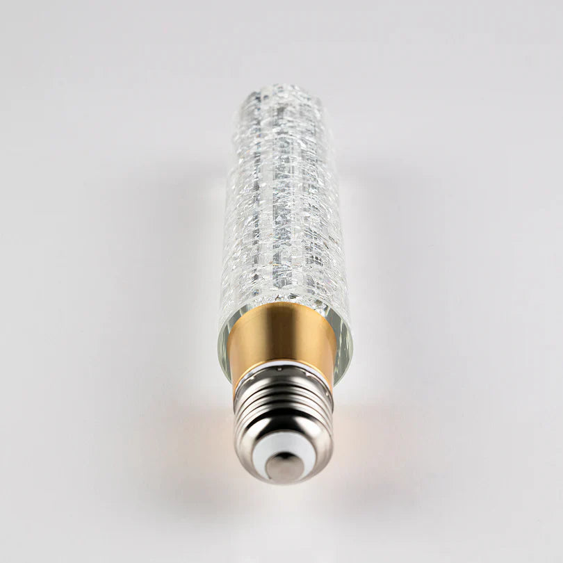 💡Cracked Crystal Tubular LED Filament Edison Light Bulb