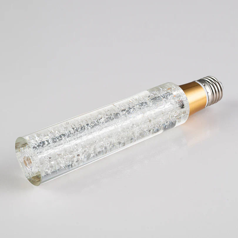 💡Cracked Crystal Tubular LED Filament Edison Light Bulb