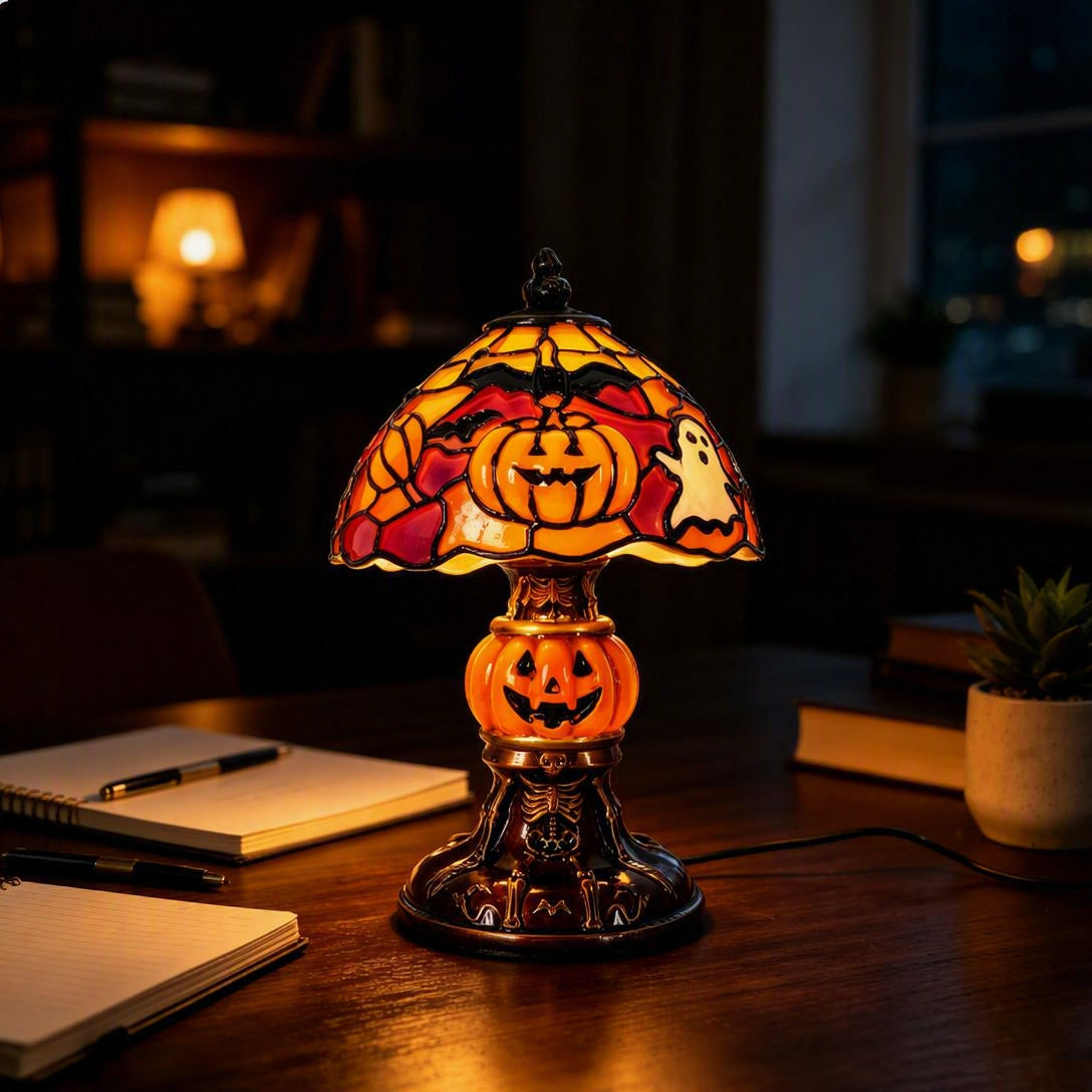🎃Halloween Ghost Bat Pumpkin Table Lamp