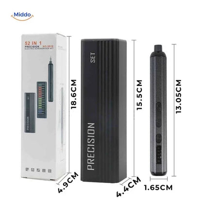 52-in-1 Rechargeable Precision Electric Screwdriver Set – Magnetic Repair Tool Kit