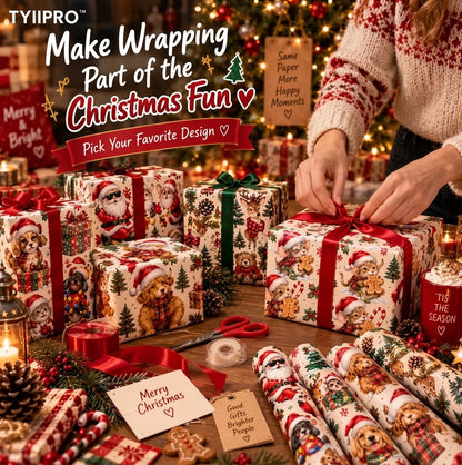Christmas Wrapping Paper Roll