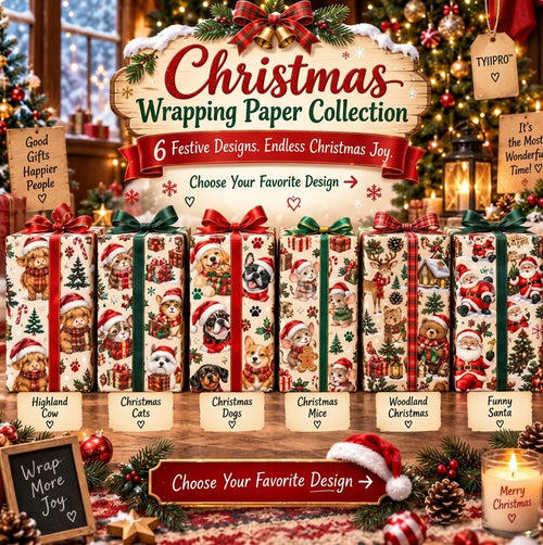 Christmas Wrapping Paper Roll