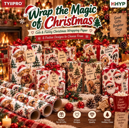 Christmas Wrapping Paper Roll