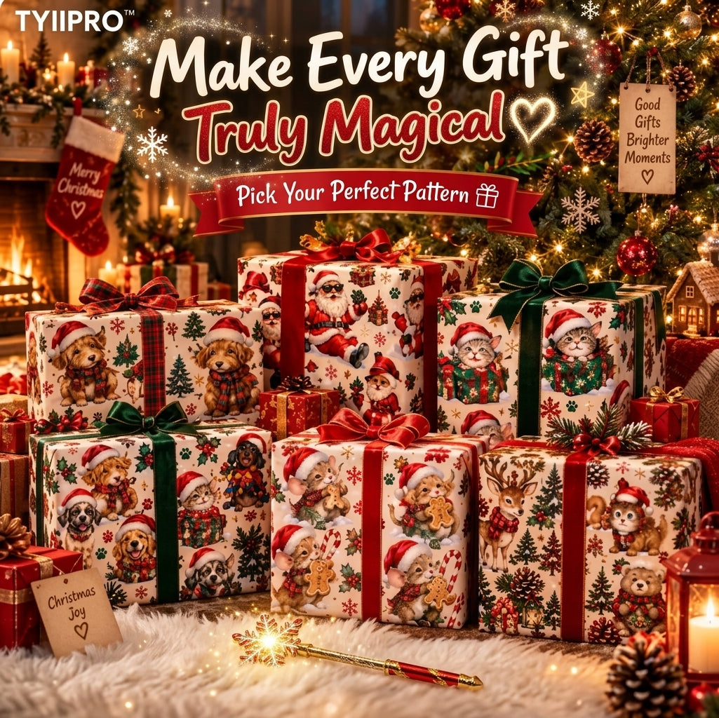 Christmas Wrapping Paper Roll