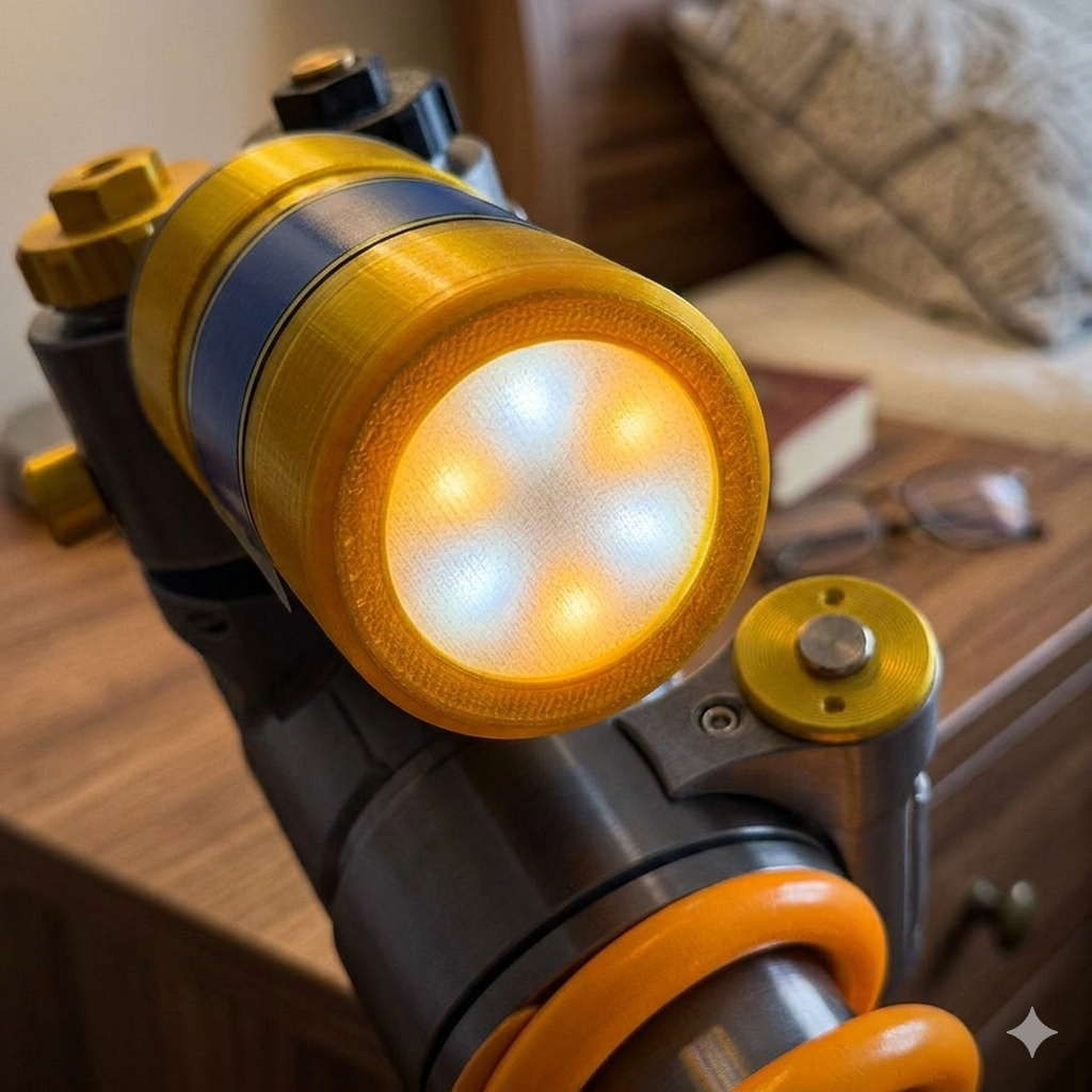 💥SAVE 48%🔥 Suspension Shock Absorber LED Lamp | Adjustable Decor Light For Gamers & Car Enthusiasts