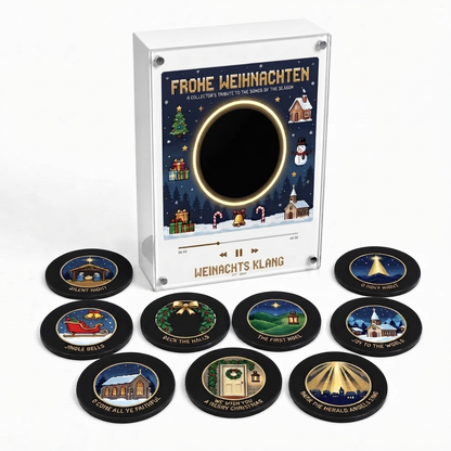 💽Christmas Magnetic Music Player Set Magnets for Refrigerator