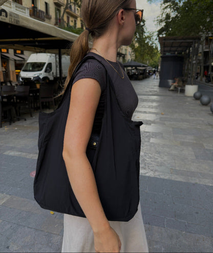Mini Keychain Foldable Bag – Full-Size Reusable Tote for Groceries, Travel & Daily Errands