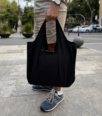 Mini Keychain Foldable Bag – Full-Size Reusable Tote for Groceries, Travel & Daily Errands