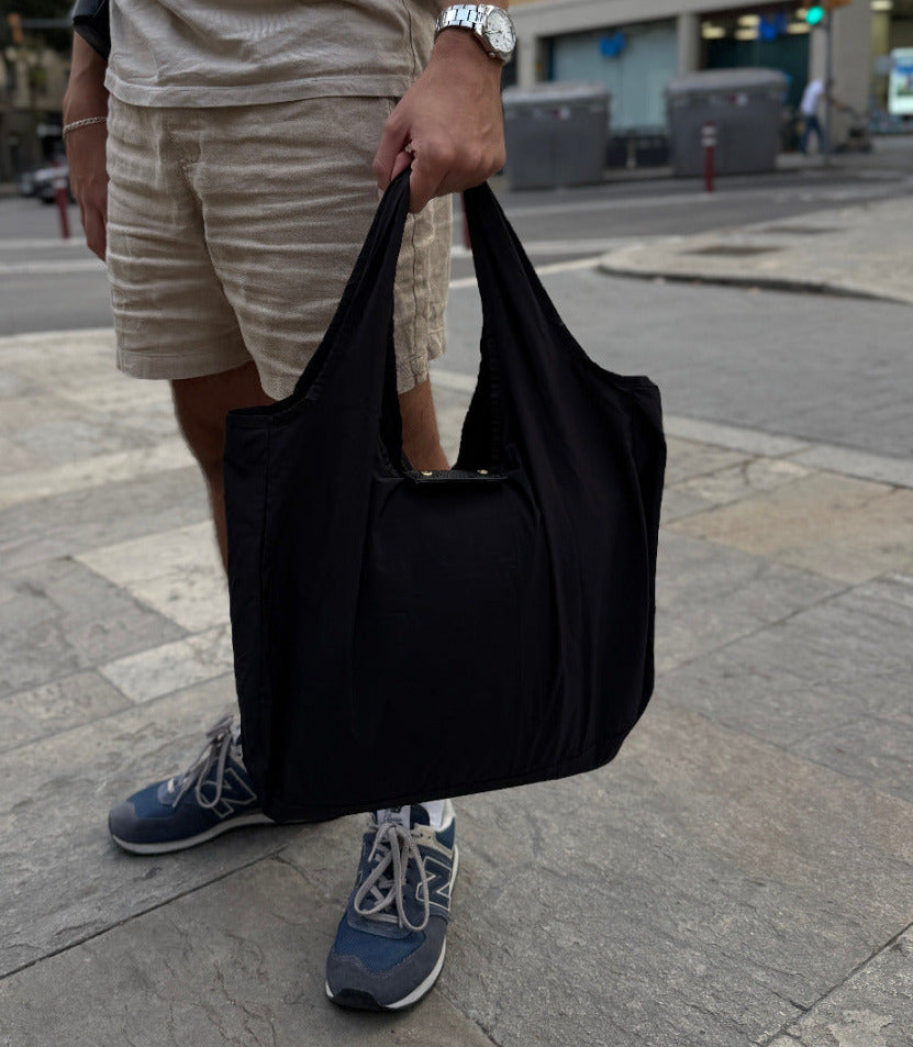 Mini Keychain Foldable Bag – Full-Size Reusable Tote for Groceries, Travel & Daily Errands
