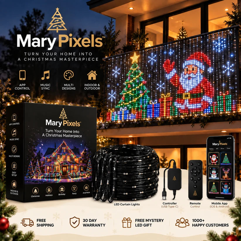 MerryPixels™ - Smart Animated Christmas Lights