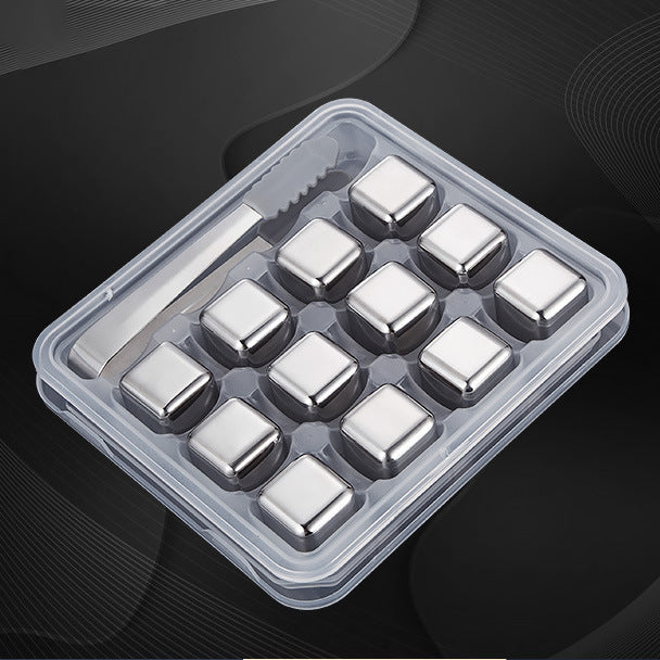 Stainless Steel Quick-Freeze Metal Ice Blocks
