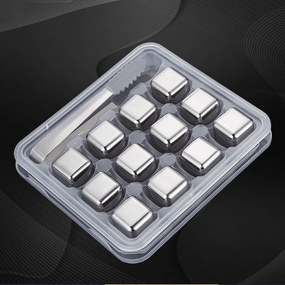 Stainless Steel Quick-Freeze Metal Ice Blocks