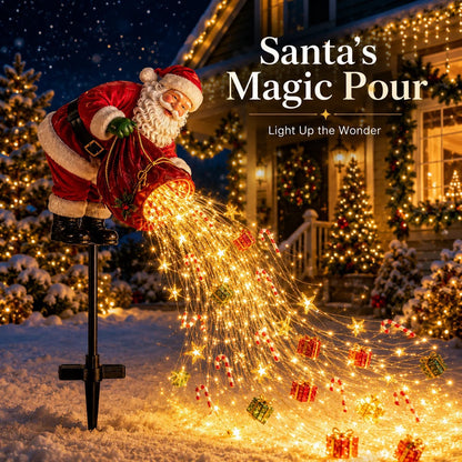🎅Christmas Early Discount 49% Off 🎁 Santa’s Magic Pour – Flowing LED Christmas Garden Light