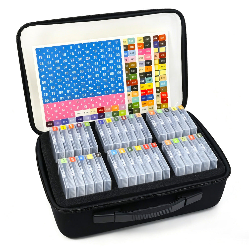 32 Slot Diamond Painting Organized Storage Box Set with Handle Bag