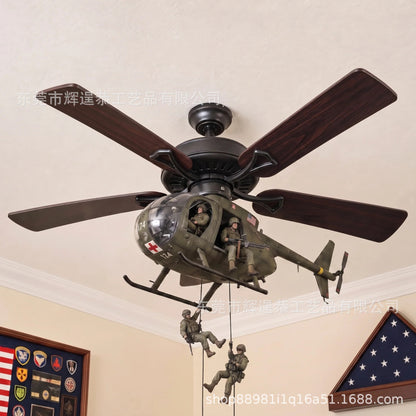 Helicopter Ceiling Fan Attachment Kit – Decorative Ceiling Fan Accessories for Home & Room Decor
