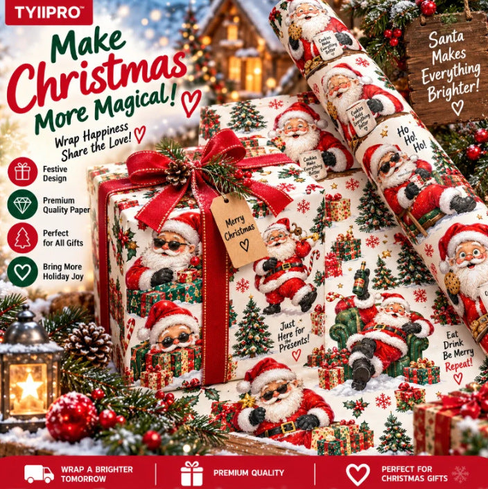Christmas Wrapping Paper Roll