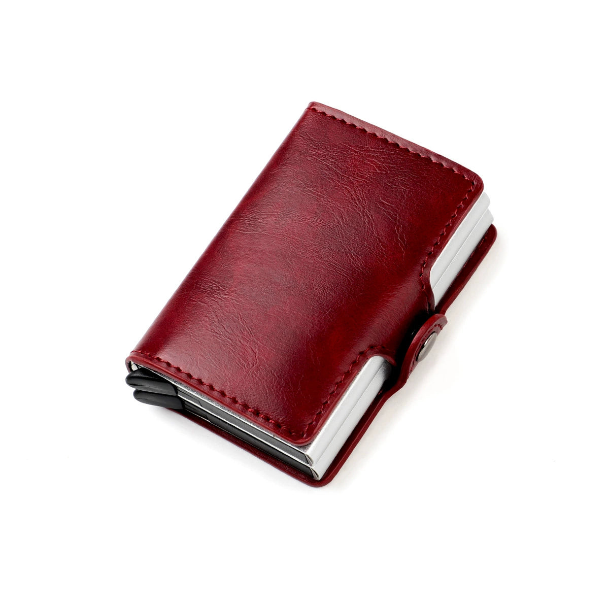 Pop-Up Aluminum Metal RFID Blocking Slim Card Holder Wallet