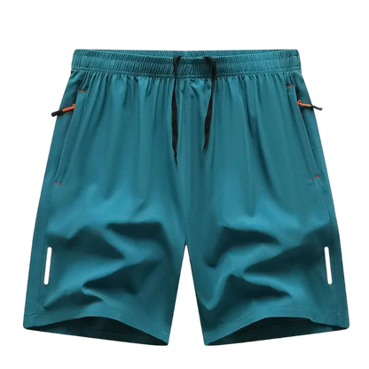 👖☀️ Summer Casual Men’s solid-color shorts with zippered pockets