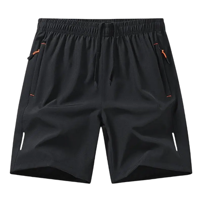 👖☀️ Summer Casual Men’s solid-color shorts with zippered pockets