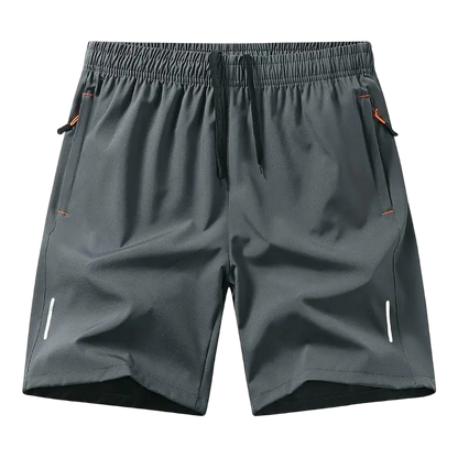 👖☀️ Summer Casual Men’s solid-color shorts with zippered pockets