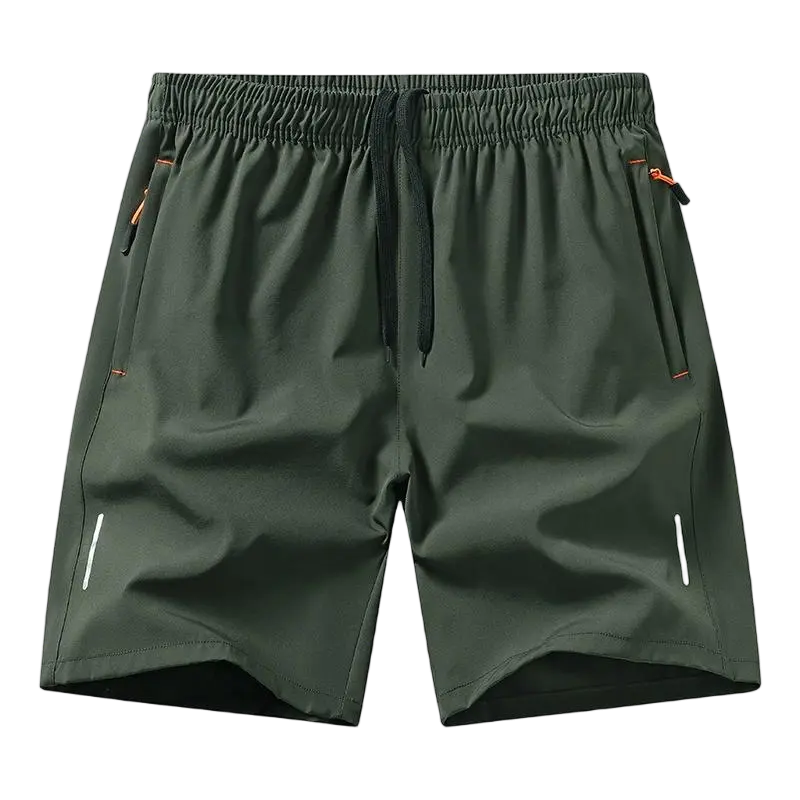 👖☀️ Summer Casual Men’s solid-color shorts with zippered pockets