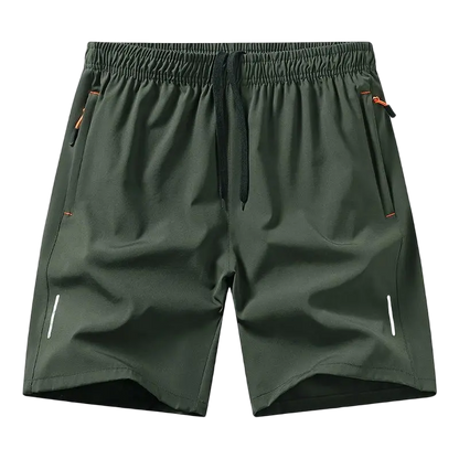 👖☀️ Summer Casual Men’s solid-color shorts with zippered pockets
