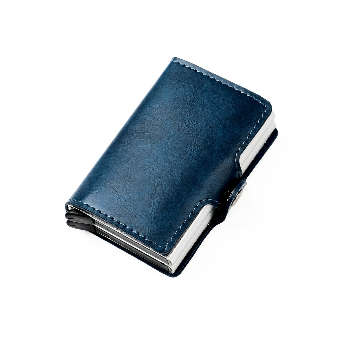 Pop-Up Aluminum Metal RFID Blocking Slim Card Holder Wallet