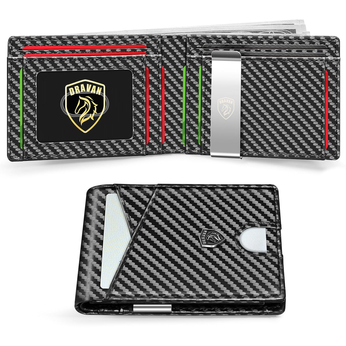 Men’s Leather Wallets with RFID Anti-Theft Protection