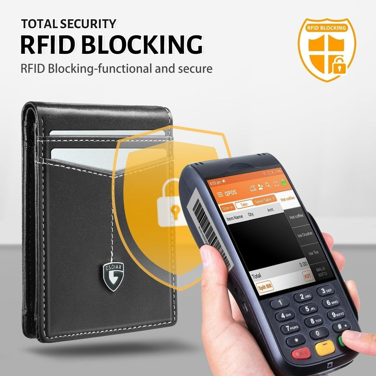 Men’s Leather Wallets with RFID Anti-Theft Protection