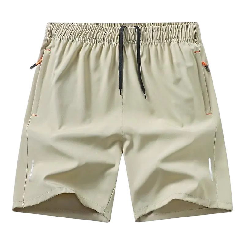 👖☀️ Summer Casual Men’s solid-color shorts with zippered pockets