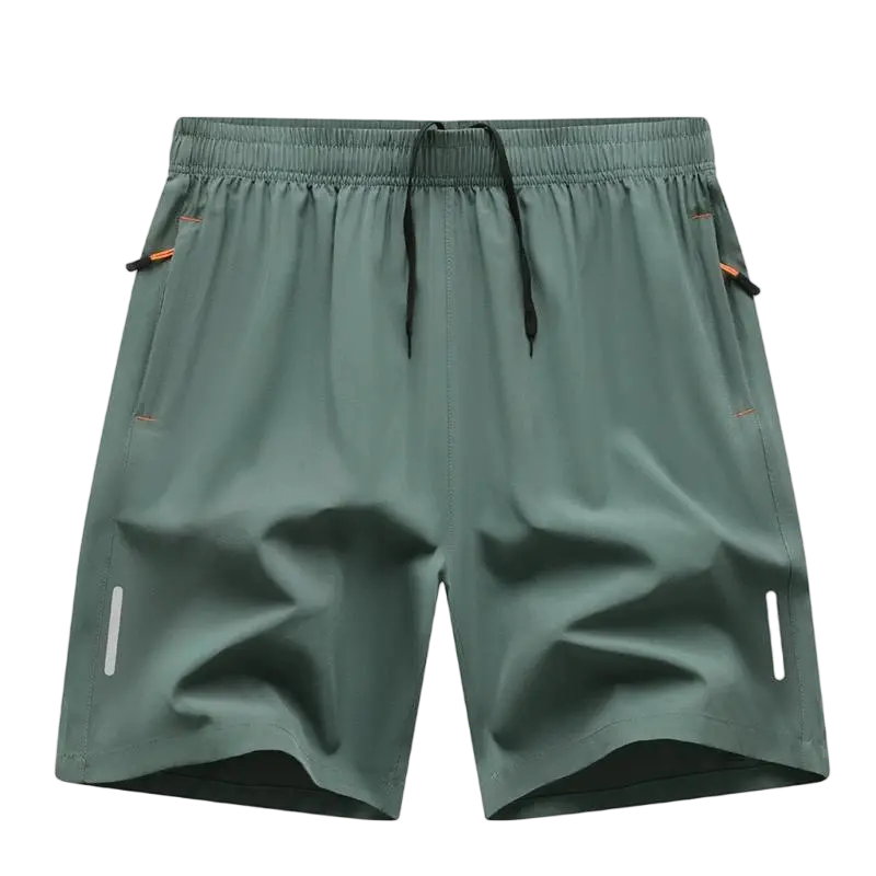 👖☀️ Summer Casual Men’s solid-color shorts with zippered pockets