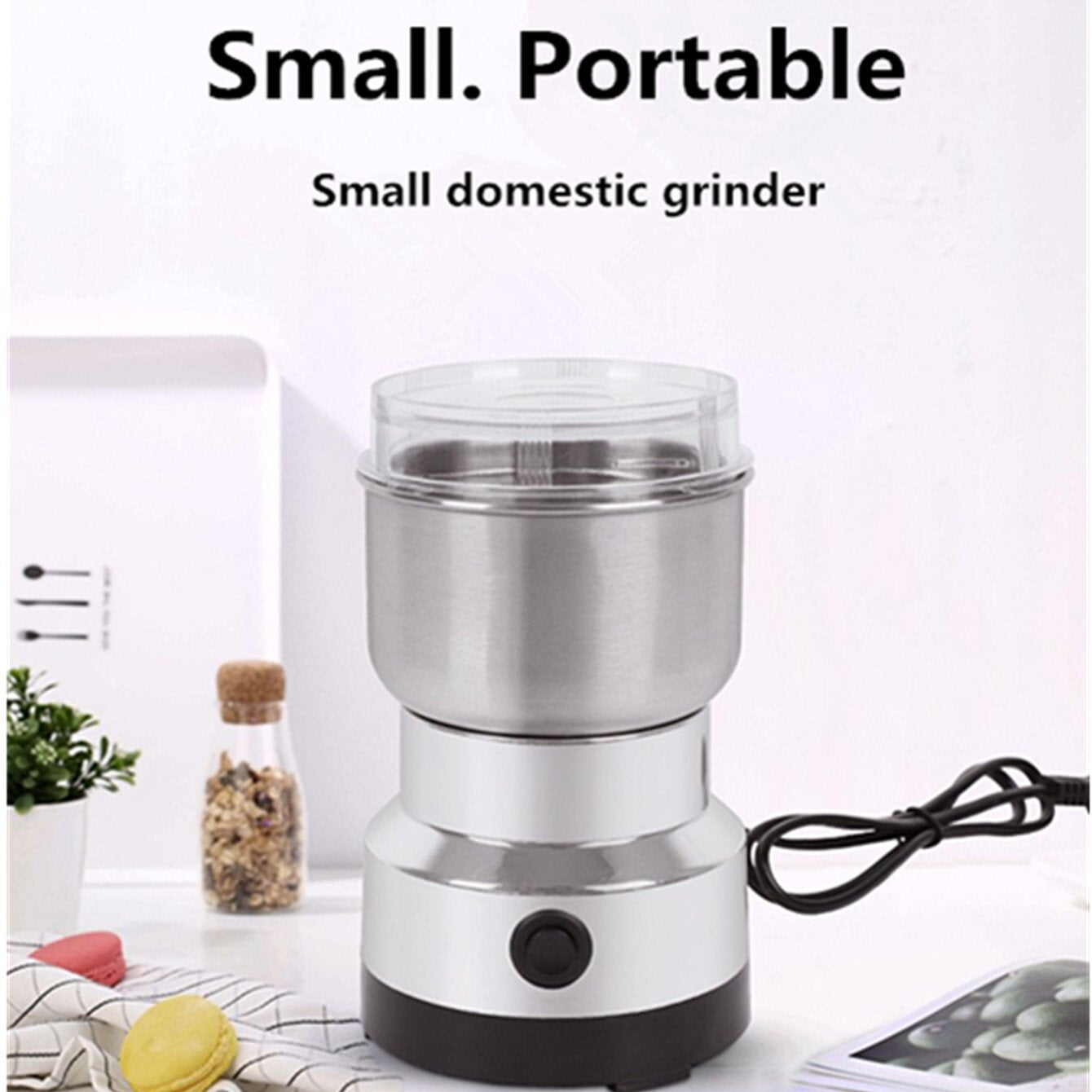 High-Speed Stainless Steel Grain Grinder