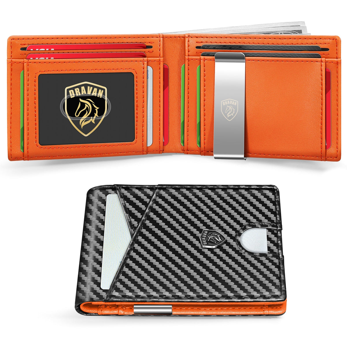 Men’s Leather Wallets with RFID Anti-Theft Protection