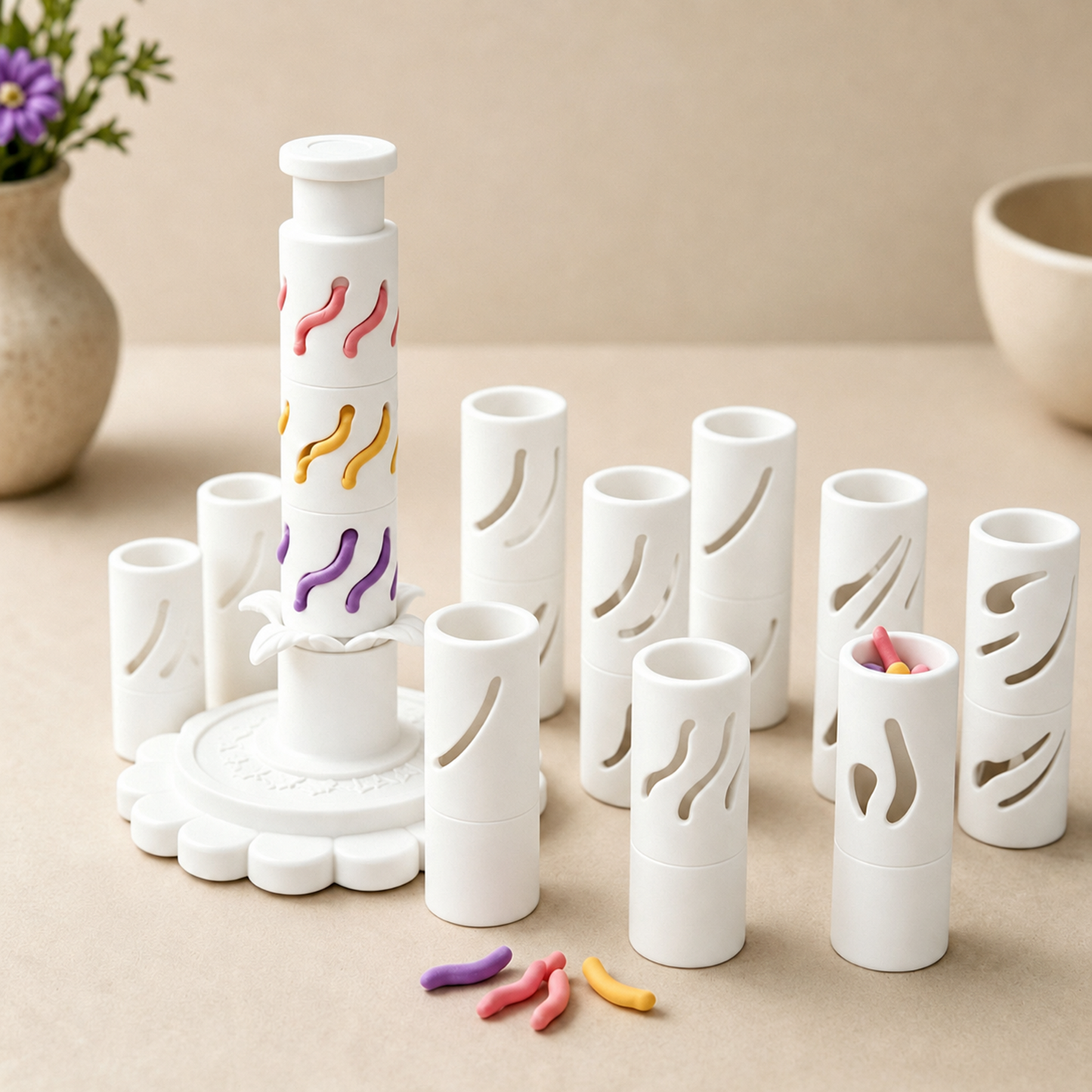 🎉Modular Clay Bloom Maker with 9 Shaping Sleeves