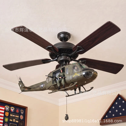Helicopter Ceiling Fan Attachment Kit – Decorative Ceiling Fan Accessories for Home & Room Decor
