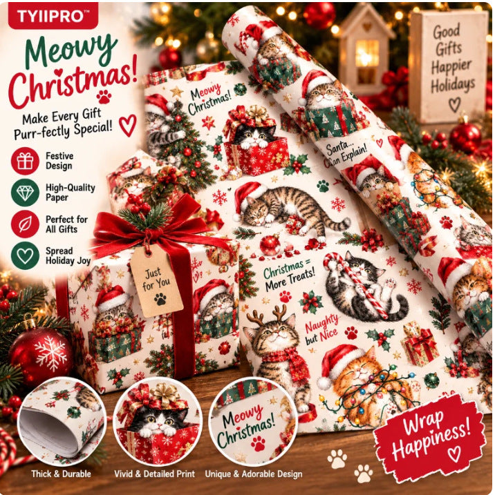 Christmas Wrapping Paper Roll