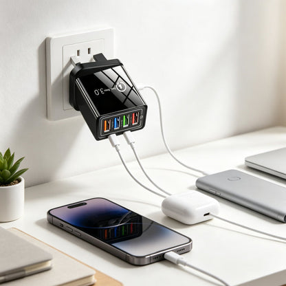 One Charger. Four Devices. Zero Waiting.⚡