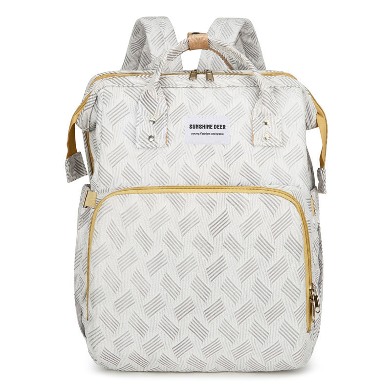 👶2-in-1 Baby Diaper Bag Backpack – Fold-Out Care Space & Large Storage