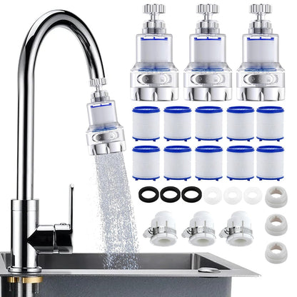 🚰 SAVE 50%! 💧 360° Faucet Filter – 6-Layer Filtration, 3 Spray Modes & Splash-Free Design – Cleaner Water, Effortless Cleaning ✨