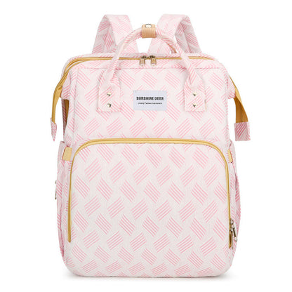 👶2-in-1 Baby Diaper Bag Backpack – Fold-Out Care Space & Large Storage