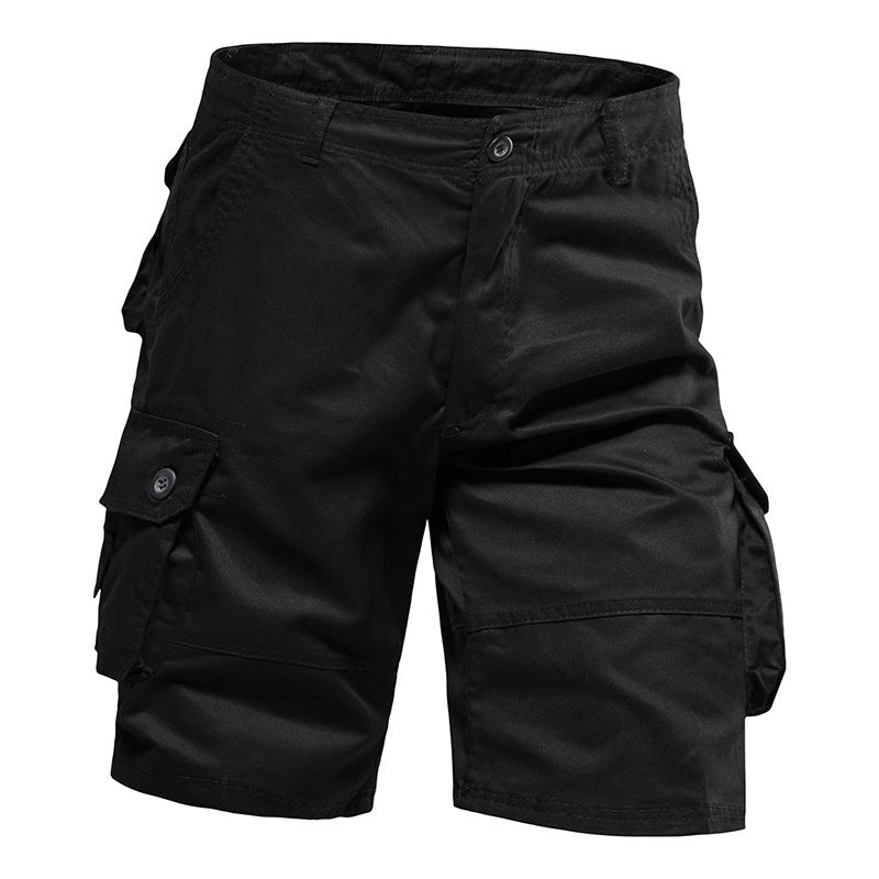 🔥Men's Heavy-Duty Multi-Pocket Tactical Cargo Shorts - 100% Organic Cotton Hiking & Work Shorts
