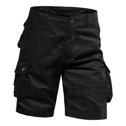 🔥Men's Heavy-Duty Multi-Pocket Tactical Cargo Shorts - 100% Organic Cotton Hiking & Work Shorts