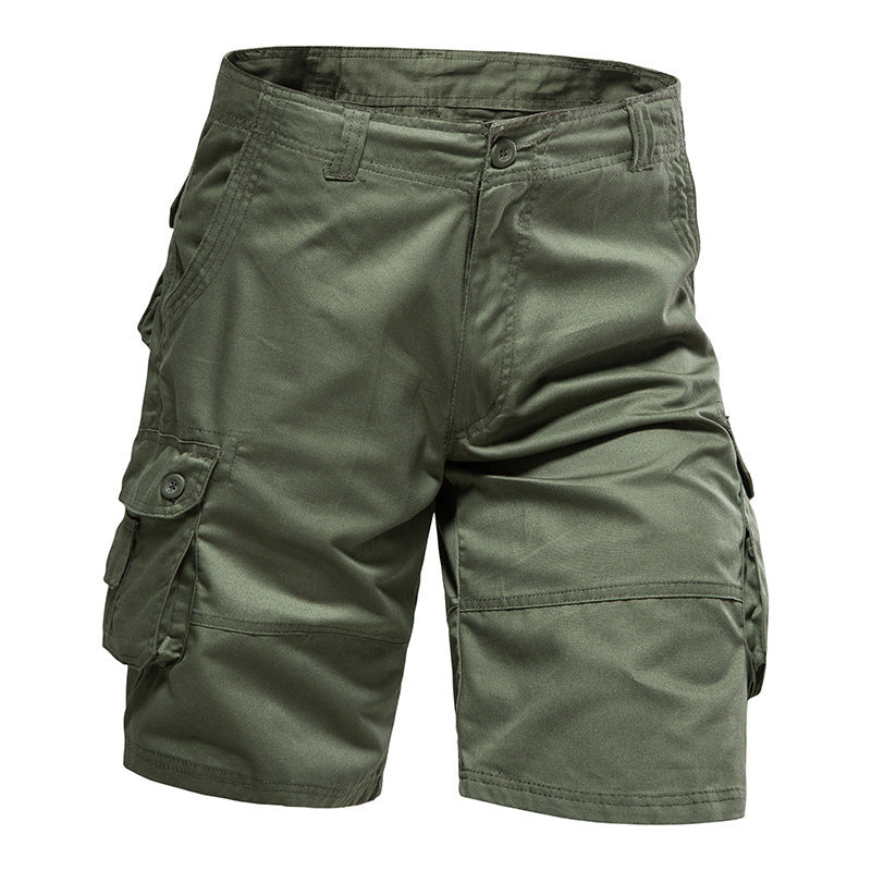🔥Men's Heavy-Duty Multi-Pocket Tactical Cargo Shorts - 100% Organic Cotton Hiking & Work Shorts