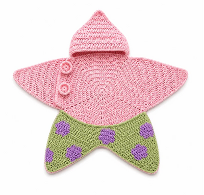 👶Baby starfish outfit.