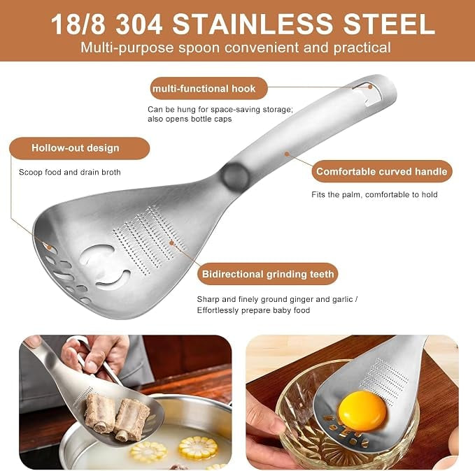 ⚡5 in 1 Stainless Steel Multifunctional Kitchen Spoon