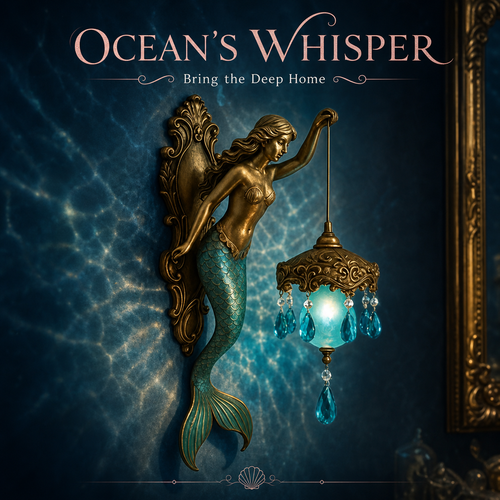 Vintage Mythic Glow Wall Lamp (Mermaid & Elves Edition)