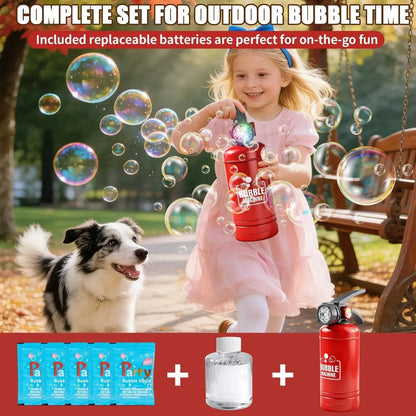 Summer Hot Sale 48%OFF🔥Fire Extinguisher Bubble Machine for Kids