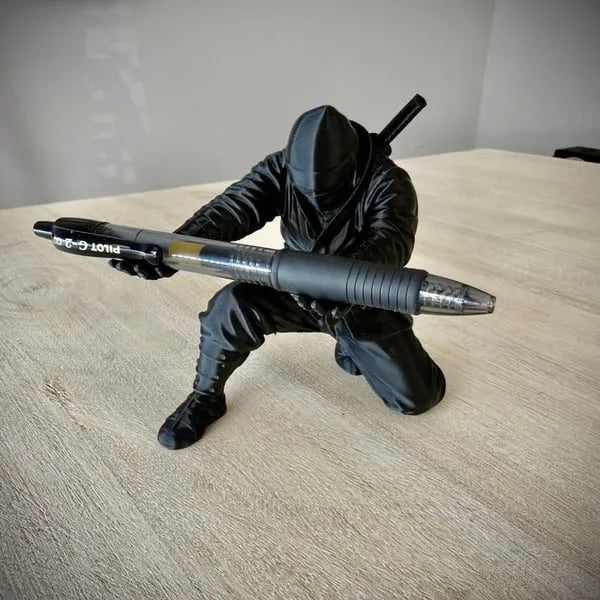 🔥⚔️3D Printed Samurai Pen Holder Desk Organizer